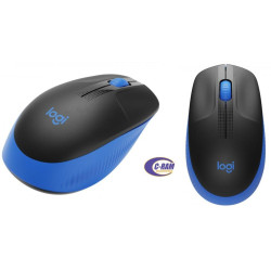 Mouse M190 Wireless Blue Azul Logitech