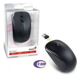 Mouse Optico Inalambrico NX-7000 Negro BluEye