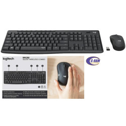 Kit Teclado y Mouse Mk295 Inalámbrico Logitech 