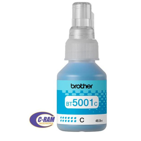 Tintas-Botella BT5001C Azul Cyan Brother