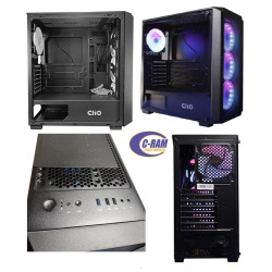 Gabinete Gamer ATX P1 Mesh  Vidrio Templano Clio