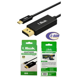 Adaptador USB-C A Displayport 4K 60Hz Ulink