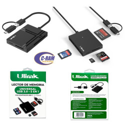 Lector de Memoria Universal USB 3 0 5 En 1 Ulink