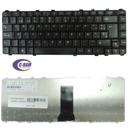 Teclado Negro Español Y450 Y550 LENOVO 