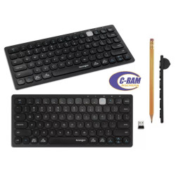 Teclado Compacto Wireless K75502 Negro Español