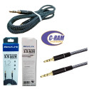 Cable de Audio 3 5mm a 3 5mm 1 2mts Negro BestLink