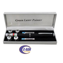 Puntero Laser Luz verde con 5 figuras AAAx2