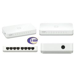 Switch DES-1008C 8 Puertos 10/100 Mbps D-Link 