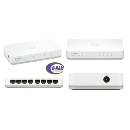 Switch DES-1008C 8 Puertos 10/100 Mbps D-Link 