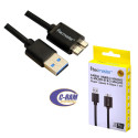 Cable USB-A 3 0 A Micro-B Hi-Speed 1mts Negro 