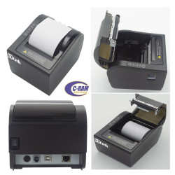 Impresora térmica Papel 80mm USB y LAN Utek