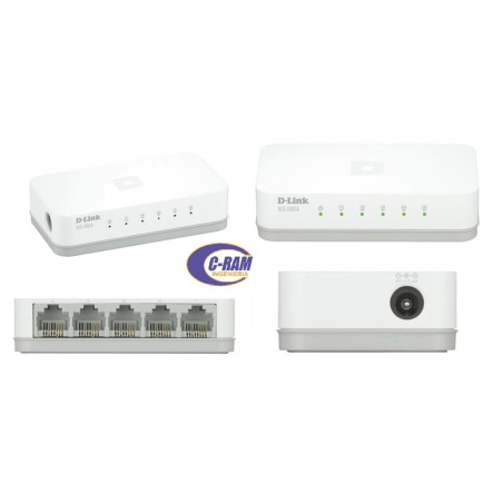 Switch DES-1005A 5Puertos 10/100 Mbps D-Link 