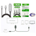 Adaptador USB-C a HDMI 4K 1 8Mts Cable Carga USB  