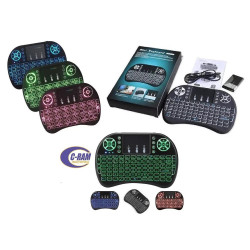 Mini Teclado Inalámbrico Touchpad Smartv PC Tvbox