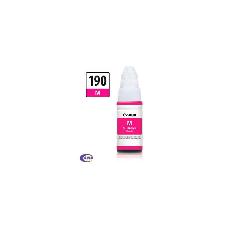Botella Tinta GI-190 Magenta 70Ml Original CANON