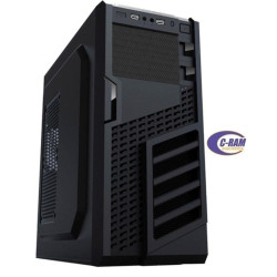 Gabinete CLIO 5906 Color Negro ATX 2 x120mm Ventil