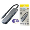 Hub Concentrador USB-C a 4 USB-A 3 0 Tecmaster