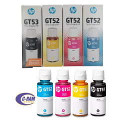 Pack 4 Tintas Gt52/GT53 Original HP Ink Tank