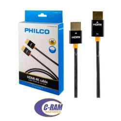 Cable HDMI Macho- Macho V1 4 4K  Con Chip 1Mts 