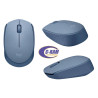 Mouse Inalámbrico M170  2 4Ghz Azulado Gris
