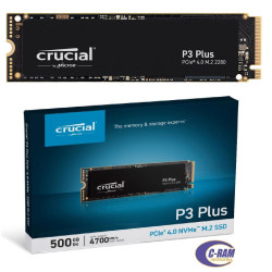 SSD P3 Plus 500GB 3D PCIE 4 0 M 2 2280 Crucial
