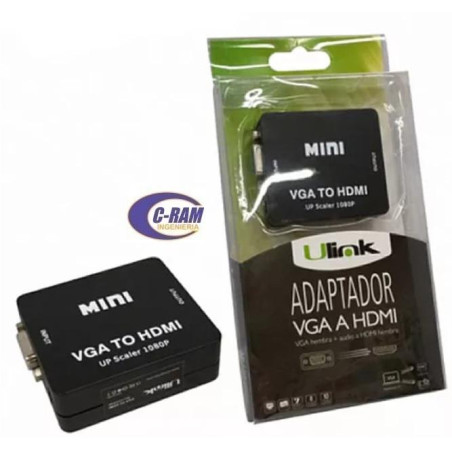 Conversor VGA  Audio a HDMI  UL-CV2500 Ulink 