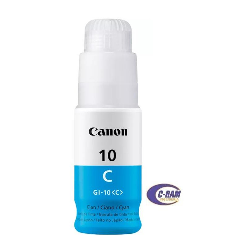 Botella de Tinta  GI-10 Cian Azul 70ml Canon
