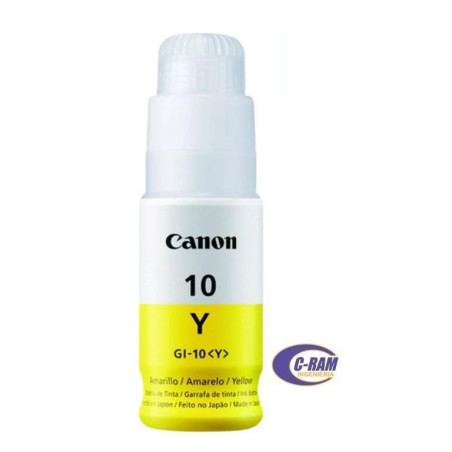 Botella de Tinta  GI-10 Yellow Amarillo 70ml Canon