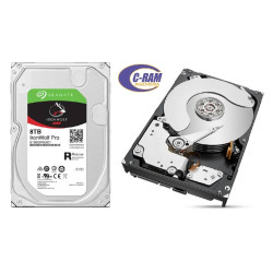 Disco Duro Interno 3 5  8Tb Seagate IronWolf Pro