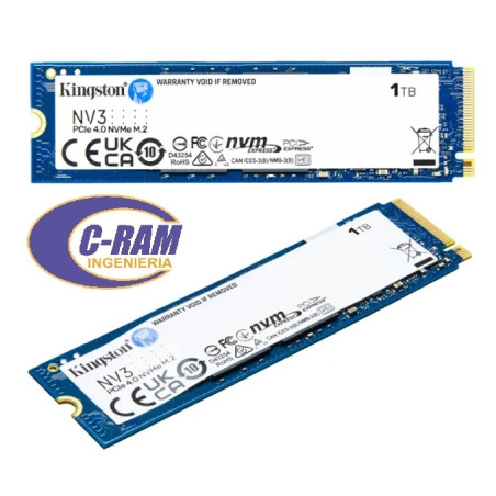 Unidad SSD 1TB NV3 PCIe 4 0 NVMe M 2 6000MB/s