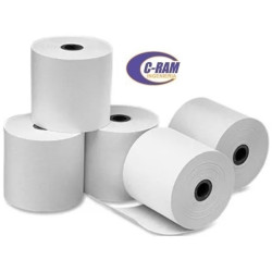 Rollo de Papel termino de 80x80mm de 48grs 5 unida