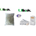 Bolsa Conector RJ45 100 Unidades CAT5e Ulink