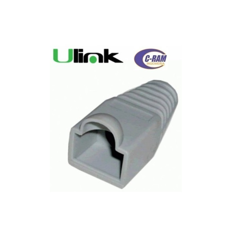 Capuchones Gris Rj45 Bolsa 100 Unidades 