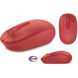 Mouse 1850 Optico Inalambrico Microsoft Rojo