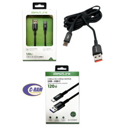Cable Carga y Datos USB-A a USB-C 2Mts BestLink