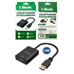 Adaptador USB 3 0 a Hdmi Hasta 1920x1080p Ulink