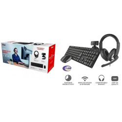 Pack 4 en 1 Teclado  Mouse  Webcam  Auriculares