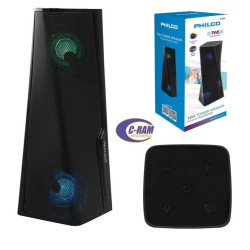 Parlante Tower  Bluetooth Wireless TWS RGB Philco