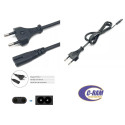 Cable de Poder Tipo Ocho 8  Macho-Hembra 1 5mts