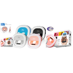 Aro Luz Led Selfie para Smartphone USB 2 0 Rosa 