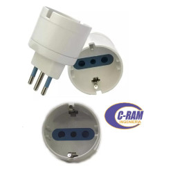 Adaptador de Enchufe Schuko 78545  250V 10A Philco