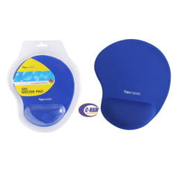 Mouse Pad con Gel Blue Azul Tecmaster