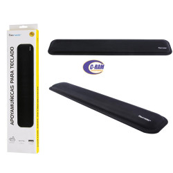Apoya reposa Muñecas para Teclado Negro Tecmaster