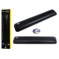 Apoya Reposa Muñecas Gaming Negro Tecmaster