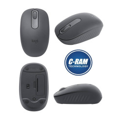 Mouse Inalámbrico Logitech M196 Bluetooth Grafito