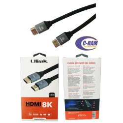 Cable HDMI Alta Definición 8K 60Hz 1 8Mts Ulink