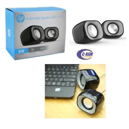 Parlante Multimedia Para Pc  Notebook  USB  3 5mm 