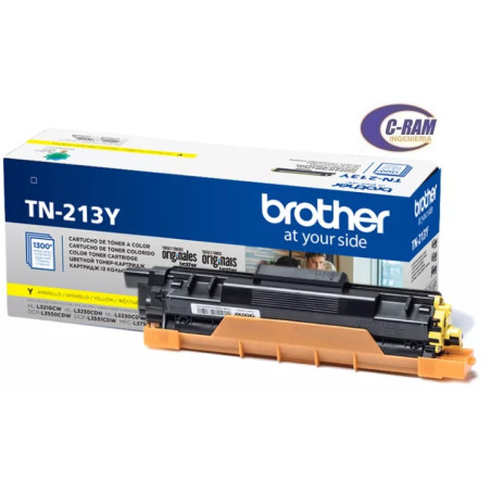 Toner Cartucho Brother TN213Y Yellow 1300 Pag 
