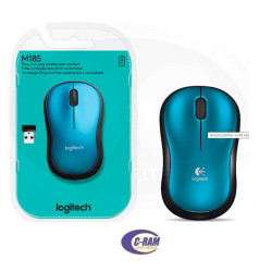 Mouse Inalámbrico M185 2 4 Ghz Azul Logitech