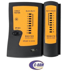 Tester Para Cable De Red Utp Conexión Rj45 